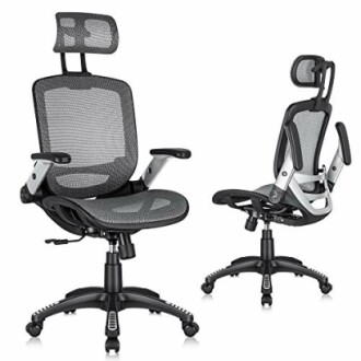 GABRYLLY Grey Office Chair