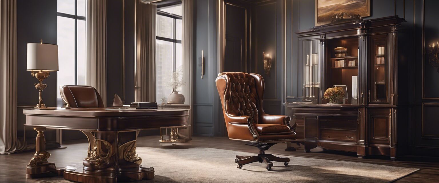 Luxury high back executive chair