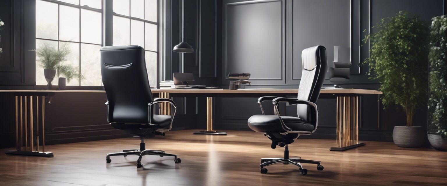 Modern high back executive chair